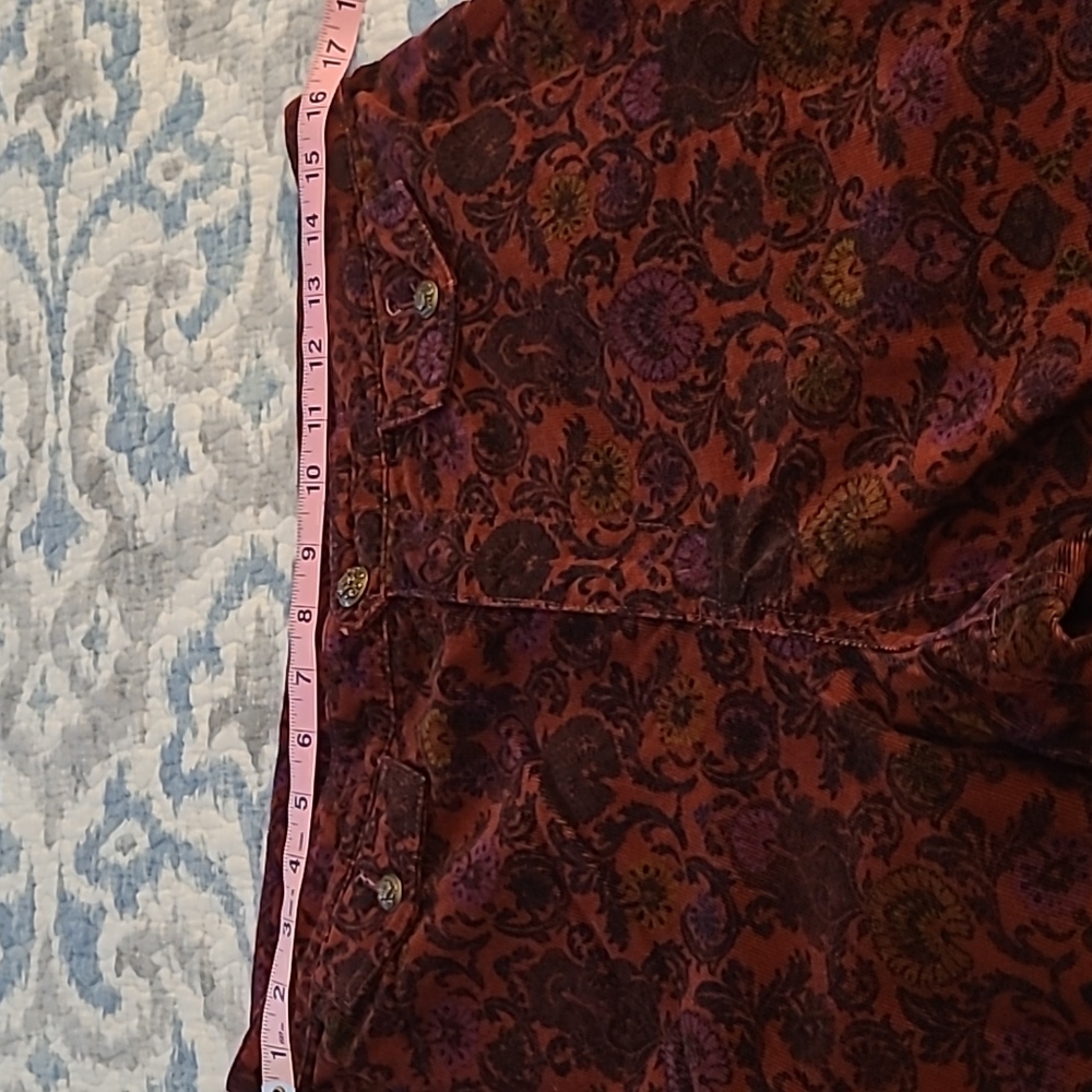 Free People Red Floral Pants - Picture 5 of 6
